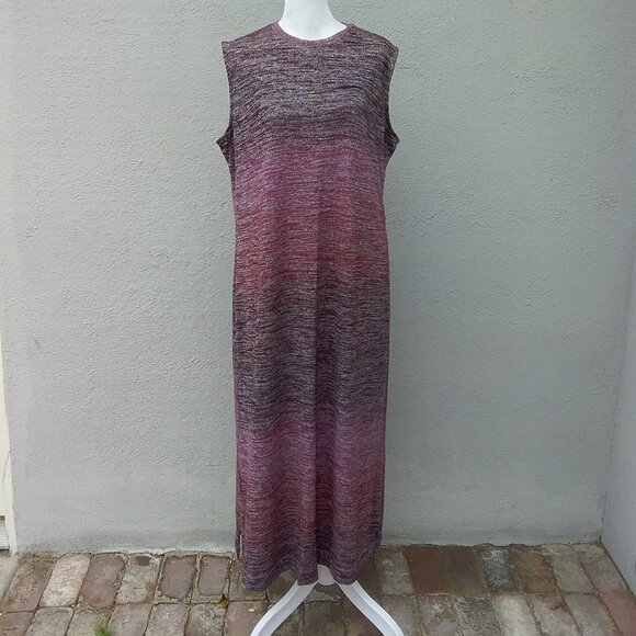 Prologue Dress Women's XL Ombre Purple Midi Sleeveless Preppy - Picture 7 of 7